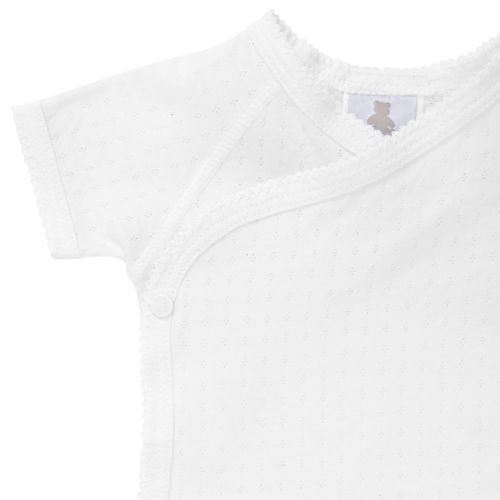 Body de Bebê Feminino Transpassado - BRANCO