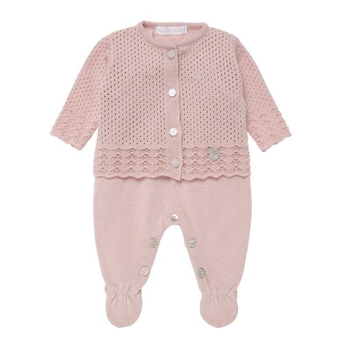 Saída de Maternidade Feminina Tricot Poás - ROSE