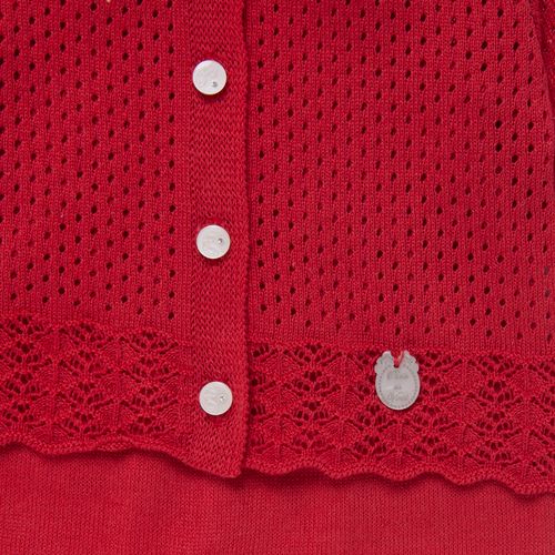 Saída de Maternidade Feminina Tricot Poás - CEREJA