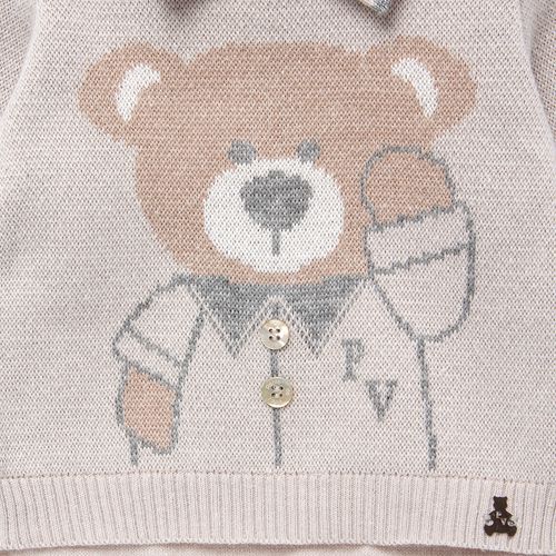 Saída de Maternidade Masculina Urso Bimbi - CINZA