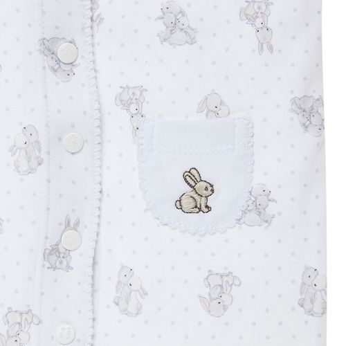 Macacão de Bebê Unissex Curto Algodão Egípcio - BRANCO