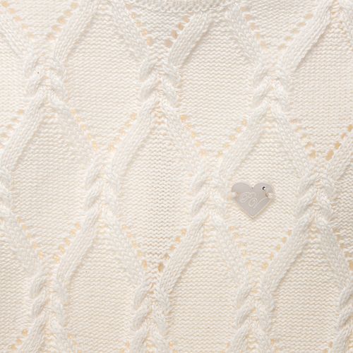 Saída de Maternidade Feminina com Manta Tricot Losangos - CRU