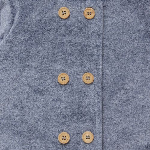 Macacão de Bebê Masculino Longo Plush - AZUL