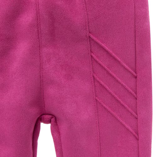 Legging de Bebê Feminina Suede com Nervuras - PINK