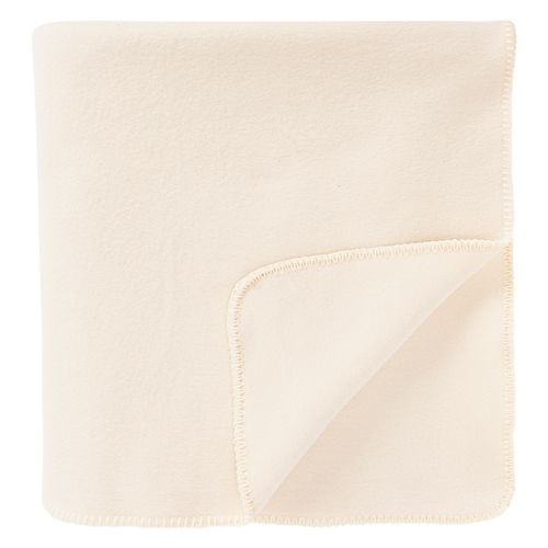 Manta de Solteiro Soft com acabamento em Crochet - CRU