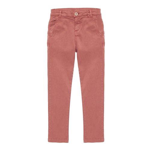 Calça Infantil Masculina Sarja Tinturada - VERMELHO