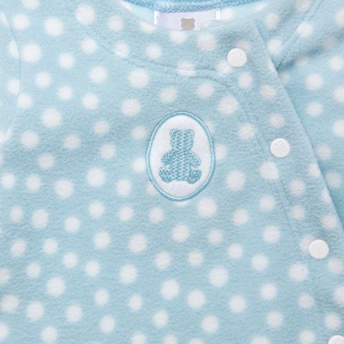 Macacão de Bebê Masculino Longo Microsoft Poás - AZUL BEBE