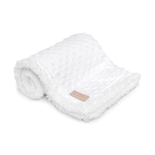 Manta de Bebê Sherpa Double Face - BRANCO
