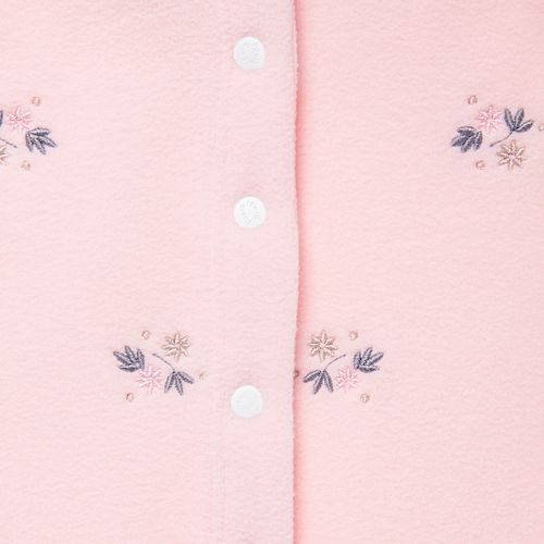 Macacão de Bebê Feminino Microsoft Flores - ROSA BEBE