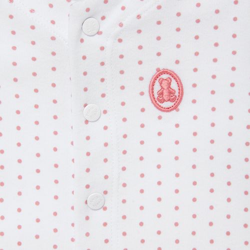 Macacão de Bebê Feminino Longo Algodão Egípcio Poás - ROSE