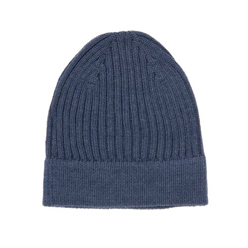 Gorro de Bebê Masculino Canelado - INDIGO BLUE