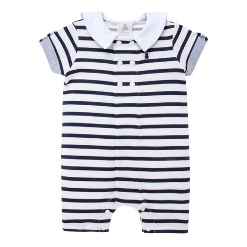 Macacão de Bebê Masculino Curto Astro - AZUL