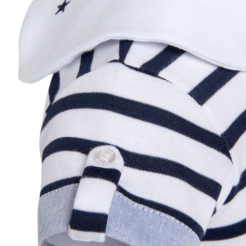 Macacão de Bebê Masculino Curto Astro - AZUL