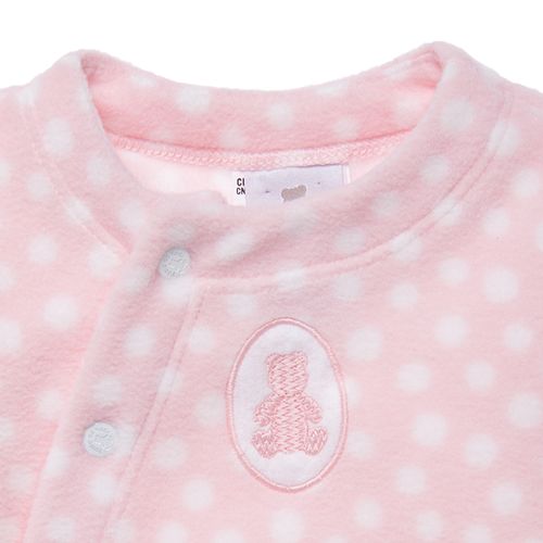 Macacão de Bebê Feminino Longo Microsoft Poás - ROSA BEBE