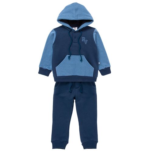 Conjunto de Bebê Masculino Bicolor - AZUL MARINHO