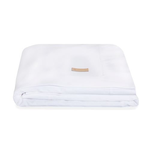Colcha para Berço Unissex Piquet com Vivo - BRANCO