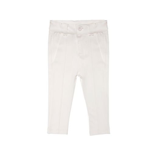 Calça de Bebê Feminina Ponto Roma - OFF WHITE