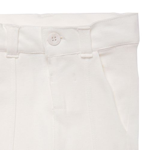 Calça de Bebê Feminina Ponto Roma - OFF WHITE