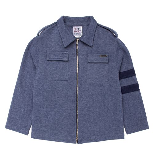 Casaco Infantil Masculino Vintage - AZUL