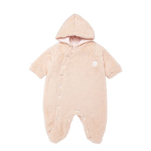 Macacão de Bebê Feminino Longo Ovelhinha - ROSA BEBE