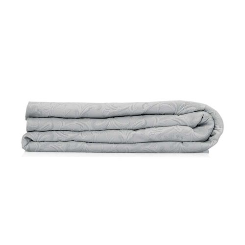 Colcha Solteiro Piquet Jacquard Andria - CINZA