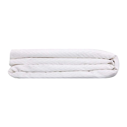 Colcha Solteiro Piquet Jacquard Calabria - BRANCO