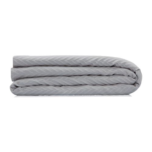 Colcha Solteiro Piquet Jacquard Calabria - CINZA
