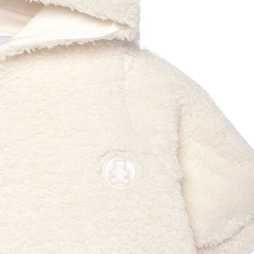 Macacão de Bebê Unissex Longo Ovelhinha - OFF WHITE