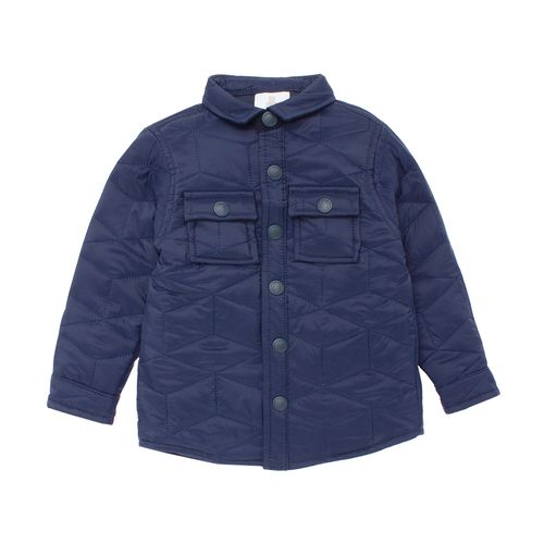 Casaco de Bebê Masculino Matelassê - AZUL MARINHO