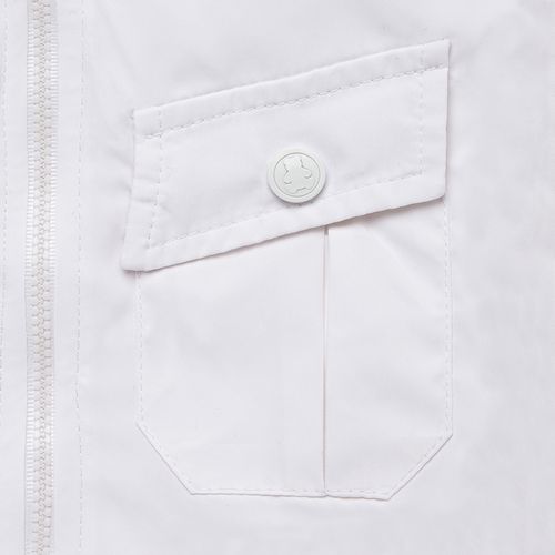 Colete de Bebê Masculino Matelassê - BRANCO