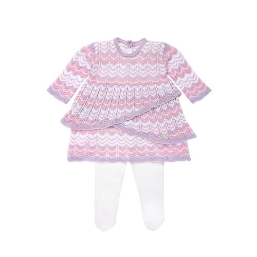 Saída de Maternidade Feminina Vestido - LILAS