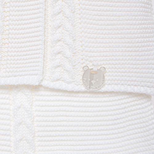 Saída de Maternidade Masculina Ponto Arroz - BRANCO