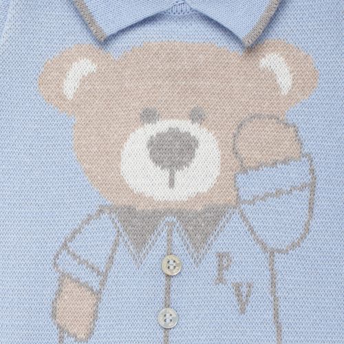 Saída de Maternidade Masculina Urso Bimbi - AZUL