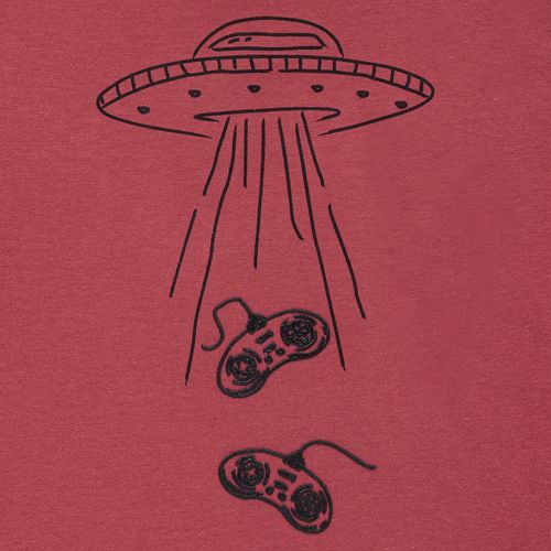 Camiseta de Bebê Masculina Manga Curta Nave - VERMELHO
