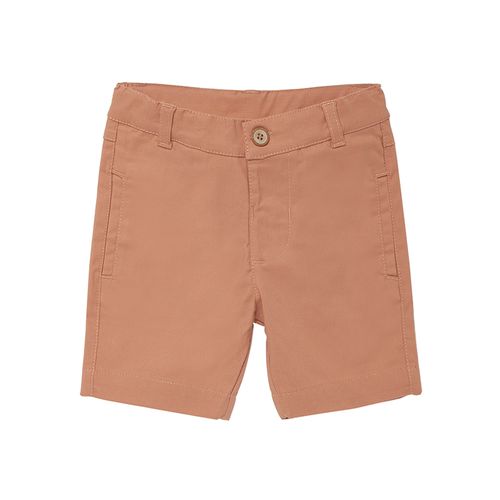 Bermuda de Bebê Masculina Sarja - CORAL