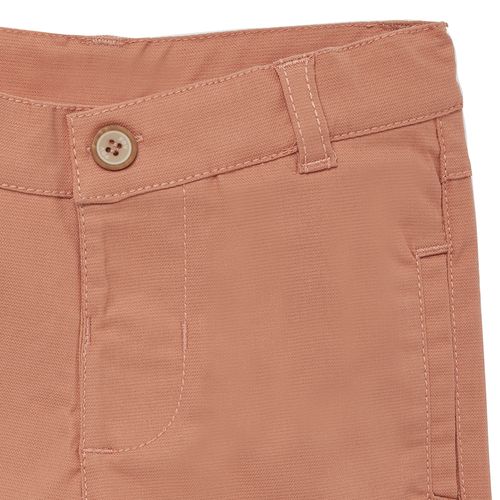Bermuda de Bebê Masculina Sarja - CORAL