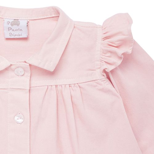 Jaqueta de Bebê Feminina Sarja Manga Longa - ROSA