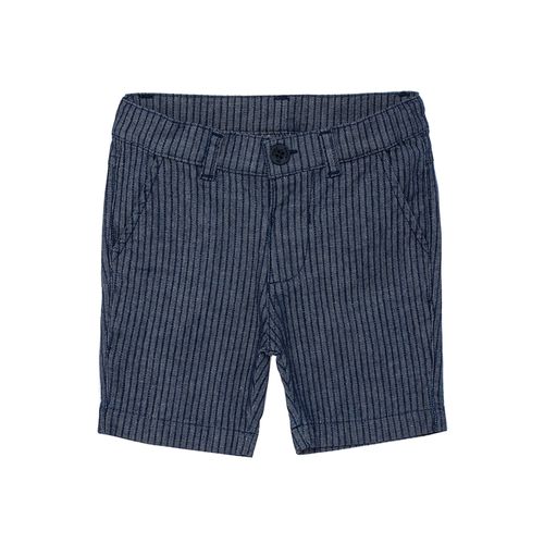 Bermuda de Bebê Masculina Listrada - AZUL