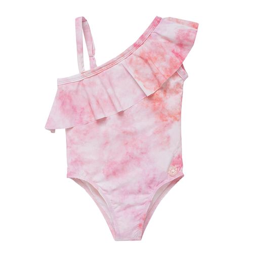 Maiô Infantil Feminino Paradise Tie Dye - ROSA