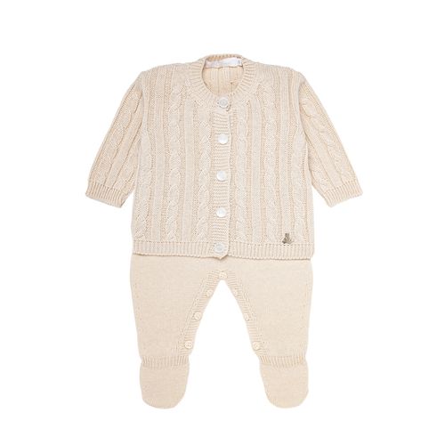 Conjunto de Saída de Maternidade Unissex Pompom - CRU