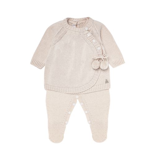 Saída de Maternidade Unissex Pompom - CRU