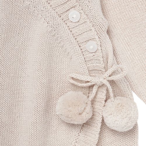 Saída de Maternidade Unissex Pompom - CRU