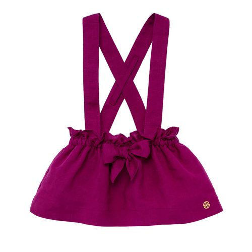 Salopete de Bebê Feminina Linen Fresh - UVA