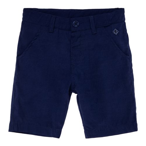 Bermuda Infantil Masculina Bolso Embutido - AZUL MARINHO