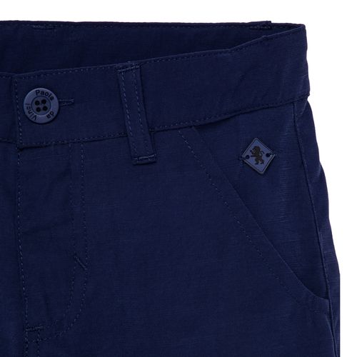 Bermuda Infantil Masculina Bolso Embutido - AZUL MARINHO