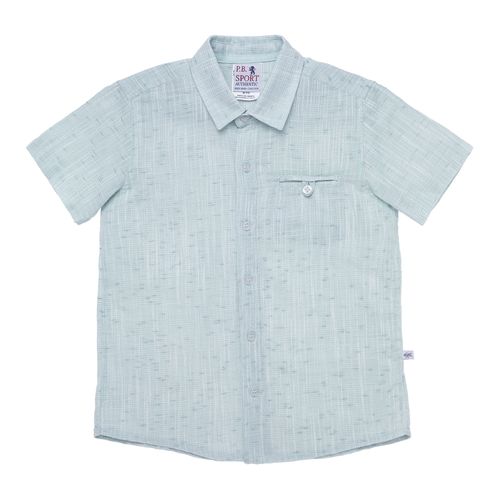 Camisa Infantil Masculina Manga Curta - VERDE