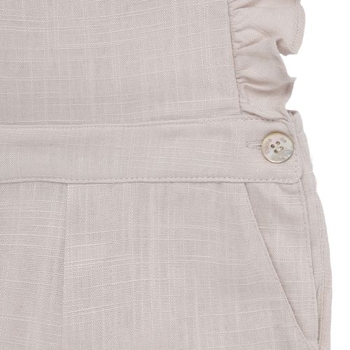 Jardineira de Bebê Feminina Viscolinho - KAKI