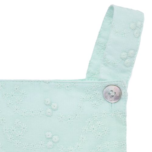 Romper de Bebê Feminino Romantic Laise - VERDE