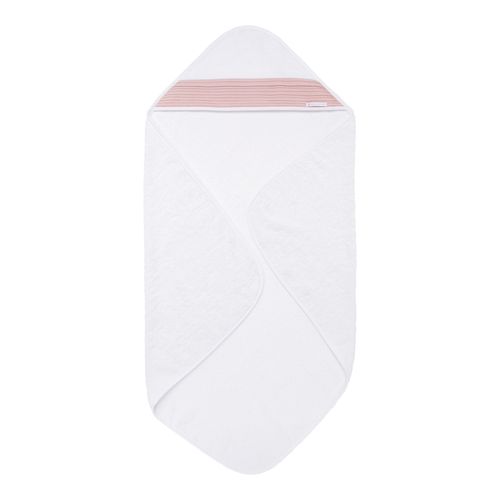 Toalha de Banho de Bebê com Capuz Algodão Egípcio Linho Lombardia - ROSA