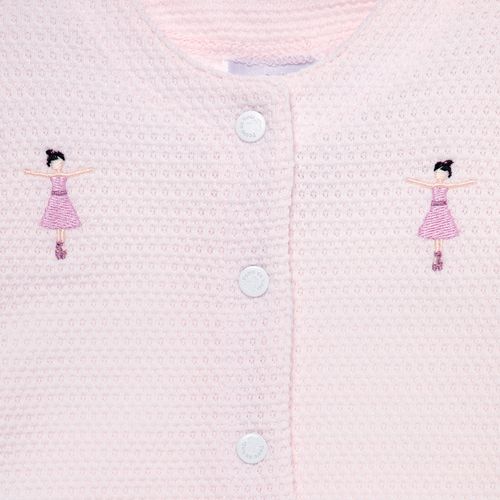 Macacão de Bebê Feminino Longo Bailarina - ROSA